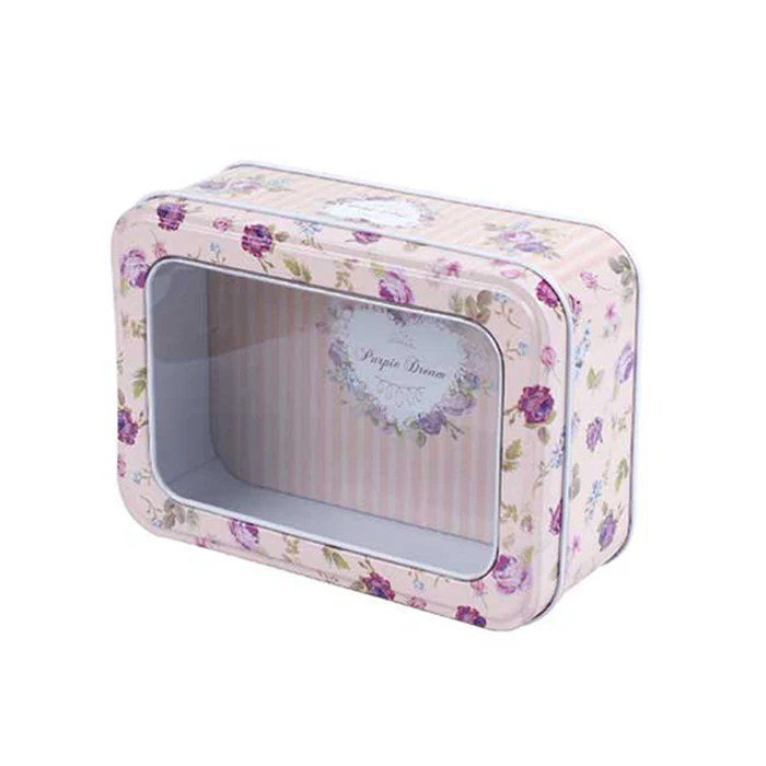 Rectangular Window Lid Storage Tin - Image 19