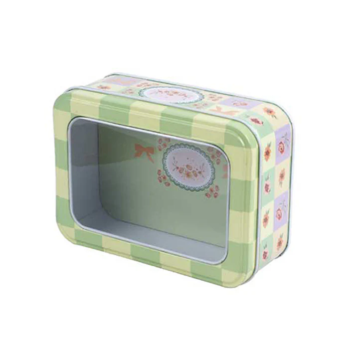 Rectangular Window Lid Storage Tin - Image 20
