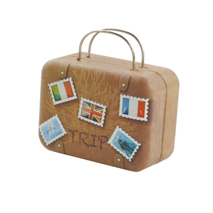 Suitcase Shaped Storage Tin - Image 3