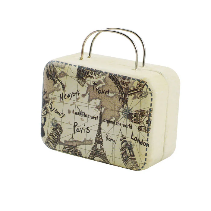 Suitcase Shaped Storage Tin - Image 4
