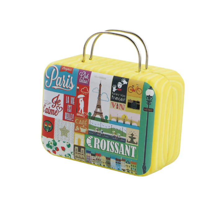 Suitcase Shaped Storage Tin - Image 5