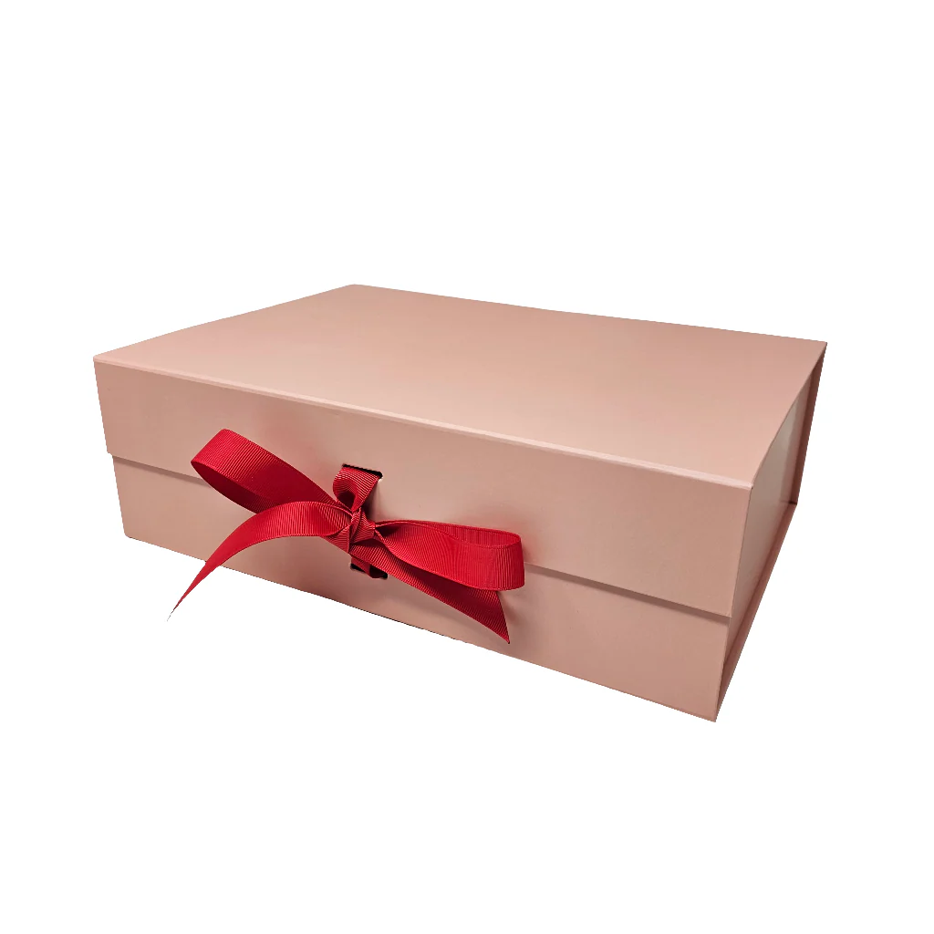 A4 Blush Rose Gold Magnetic Folding Gift Box (1pc or Bulk Packs) - Image 8