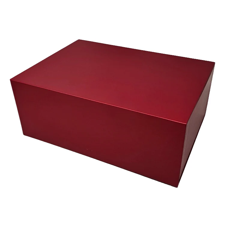 Wholesale Luxury Red Rectangular Rigid Magnetic Gift Box - Image 7